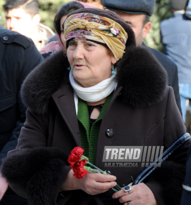 Azerbaijani public honors 20 January tragedy victims’ blessed memory. Baku, Azerbaijan, Jan.20, 2013