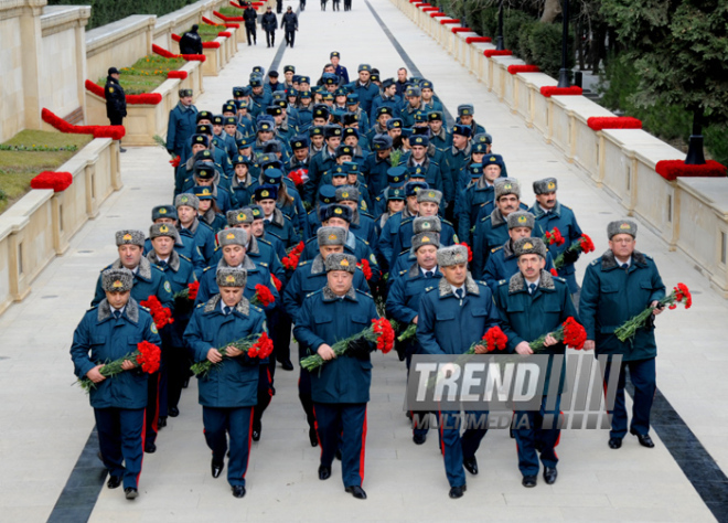 Azerbaijani public honors 20 January tragedy victims’ blessed memory. Baku, Azerbaijan, Jan.20, 2013