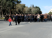 Azerbaijani public honors 20 January tragedy victims’ blessed memory. Baku, Azerbaijan, Jan.20, 2013