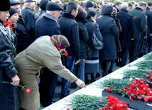 Azerbaijani public honors 20 January tragedy victims’ blessed memory. Baku, Azerbaijan, Jan.20, 2013