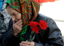 Azerbaijani public honors 20 January tragedy victims’ blessed memory. Baku, Azerbaijan, Jan.20, 2013