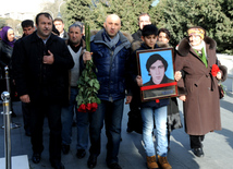 Azerbaijani public honors 20 January tragedy victims’ blessed memory. Baku, Azerbaijan, Jan.20, 2013