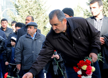 Azerbaijani public honors 20 January tragedy victims’ blessed memory. Baku, Azerbaijan, Jan.20, 2013