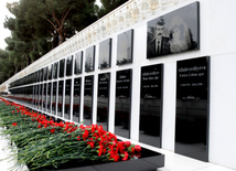 Azerbaijani public honors 20 January tragedy victims’ blessed memory. Baku, Azerbaijan, Jan.20, 2013