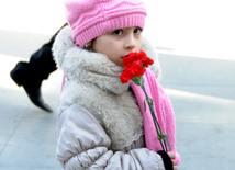 Azerbaijani public honors 20 January tragedy victims’ blessed memory. Baku, Azerbaijan, Jan.20, 2013