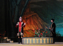 Premiere of "Asli and Kerem" opera by Azerbaijani outstanding composer Uzeyir Hajibeyov held in the Azerbaijan State Academic Opera and Ballet Theatre. Baku, Azerbaijan, Jan.23, 2013