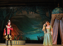 Premiere of "Asli and Kerem" opera by Azerbaijani outstanding composer Uzeyir Hajibeyov held in the Azerbaijan State Academic Opera and Ballet Theatre. Baku, Azerbaijan, Jan.23, 2013