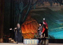 Premiere of "Asli and Kerem" opera by Azerbaijani outstanding composer Uzeyir Hajibeyov held in the Azerbaijan State Academic Opera and Ballet Theatre. Baku, Azerbaijan, Jan.23, 2013