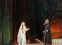 Premiere of "Asli and Kerem" opera by Azerbaijani outstanding composer Uzeyir Hajibeyov held in the Azerbaijan State Academic Opera and Ballet Theatre. Baku, Azerbaijan, Jan.23, 2013