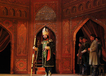 Premiere of "Asli and Kerem" opera by Azerbaijani outstanding composer Uzeyir Hajibeyov held in the Azerbaijan State Academic Opera and Ballet Theatre. Baku, Azerbaijan, Jan.23, 2013