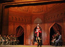 Premiere of "Asli and Kerem" opera by Azerbaijani outstanding composer Uzeyir Hajibeyov held in the Azerbaijan State Academic Opera and Ballet Theatre. Baku, Azerbaijan, Jan.23, 2013