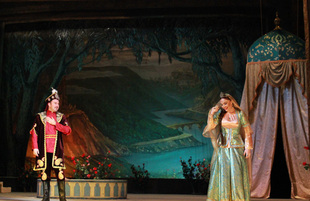 Premiere of "Asli and Kerem" opera by Azerbaijani outstanding composer Uzeyir Hajibeyov held in the Azerbaijan State Academic Opera and Ballet Theatre. Baku, Azerbaijan, Jan.23, 2013