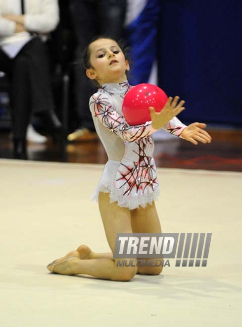 Bədii gimnastika üzrə 20-ci Bakı birinciliyi. Bakı, Azərbaycan, 01 fevral 2013