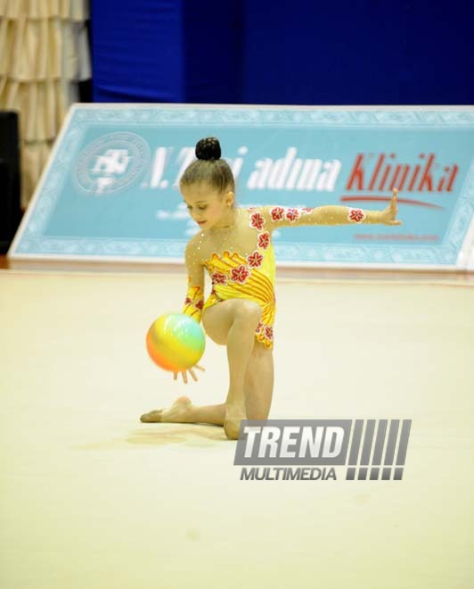 Bədii gimnastika üzrə 20-ci Bakı birinciliyi. Bakı, Azərbaycan, 01 fevral 2013