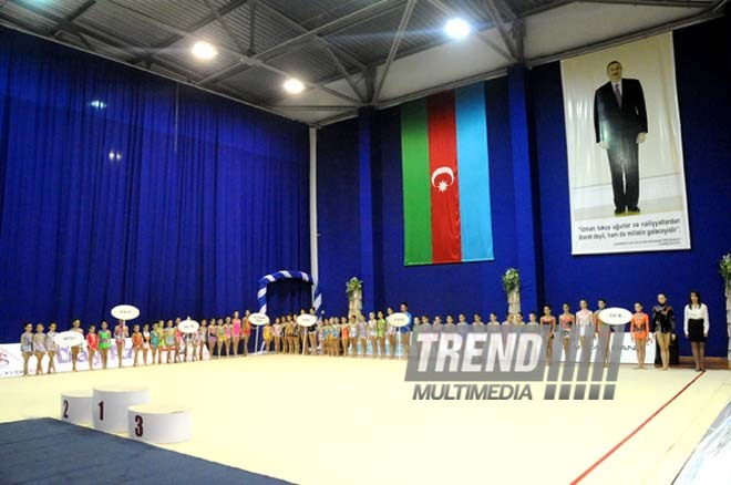 Bədii gimnastika üzrə 20-ci Bakı birinciliyi. Bakı, Azərbaycan, 01 fevral 2013