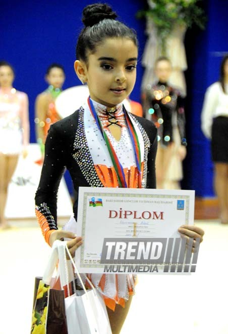 Bədii gimnastika üzrə 20-ci Bakı birinciliyi. Bakı, Azərbaycan, 01 fevral 2013