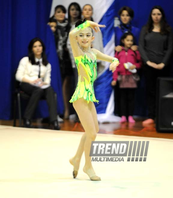 Bədii gimnastika üzrə 20-ci Bakı birinciliyi. Bakı, Azərbaycan, 01 fevral 2013