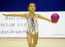 Bədii gimnastika üzrə 20-ci Bakı birinciliyi. Bakı, Azərbaycan, 01 fevral 2013