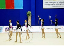 Bədii gimnastika üzrə 20-ci Bakı birinciliyi. Bakı, Azərbaycan, 01 fevral 2013