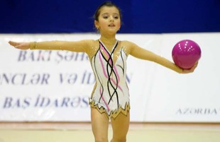 Bədii gimnastika üzrə 20-ci Bakı birinciliyi. Bakı, Azərbaycan, 01 fevral 2013