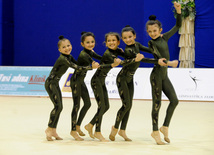 Второй день соревнований ХХ первенства Баку по художественной гимнастике. Баку, Азербайджан, 02 февраля 2013 г.