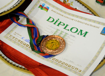 Второй день соревнований ХХ первенства Баку по художественной гимнастике. Баку, Азербайджан, 02 февраля 2013 г.