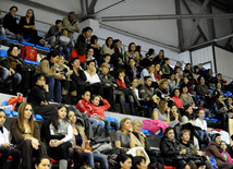 Второй день соревнований ХХ первенства Баку по художественной гимнастике. Баку, Азербайджан, 02 февраля 2013 г.