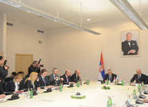 Azerbaijani-Serbian business meeting. Baku, Azerbaijan, Feb.09, 2013