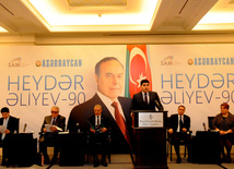 The conference on "National Leader Heydar Aliyev-90”. Baku, Azerbaijan, Feb.21, 2013