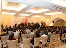 The conference on "National Leader Heydar Aliyev-90”. Baku, Azerbaijan, Feb.21, 2013