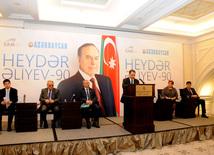 The conference on "National Leader Heydar Aliyev-90”. Baku, Azerbaijan, Feb.21, 2013