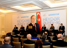 The conference on "National Leader Heydar Aliyev-90”. Baku, Azerbaijan, Feb.21, 2013