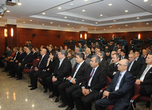 An event in Turkish Embassy in Baku in connection with 21st anniversary of Khojaly tragedy. Azerbaijan, Feb.22, 2013