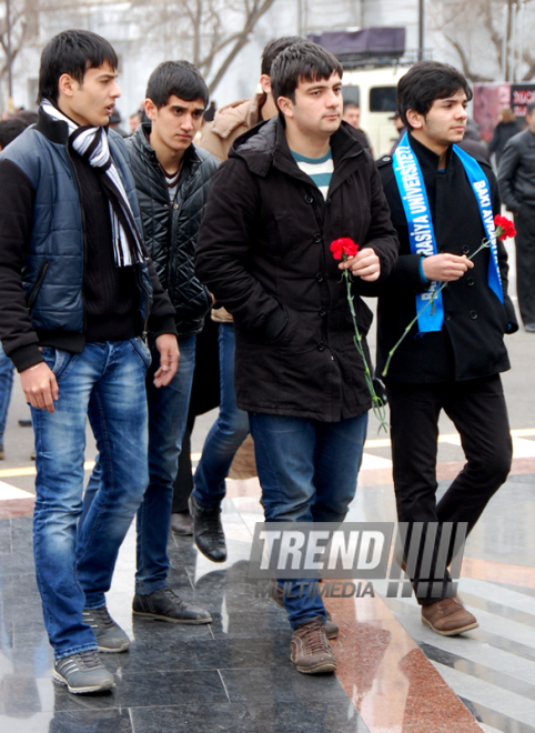 Azerbaijani public reveres memory of Khojaly genocide victims. Baku, Azerbaijan, Feb.26, 2013