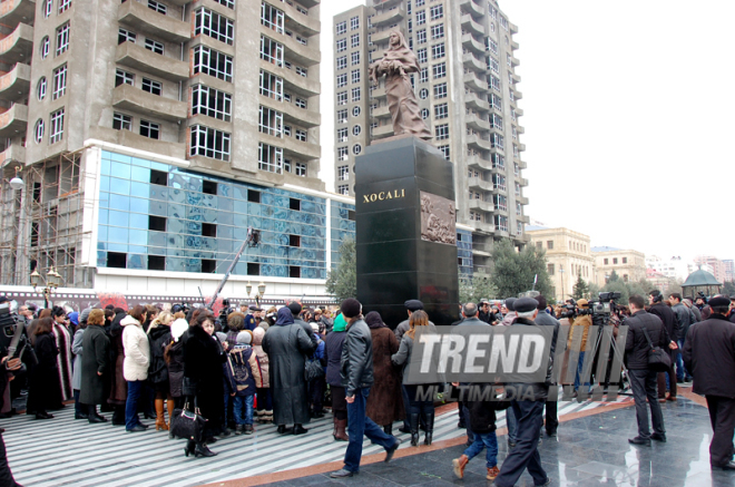 Azerbaijani public reveres memory of Khojaly genocide victims. Baku, Azerbaijan, Feb.26, 2013