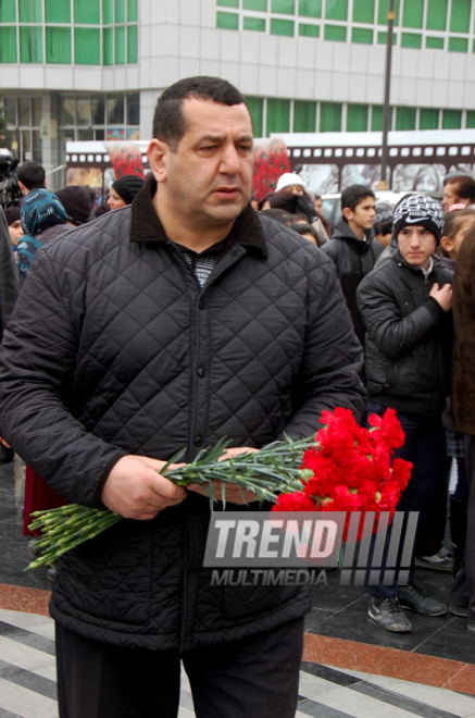 Azerbaijani public reveres memory of Khojaly genocide victims. Baku, Azerbaijan, Feb.26, 2013