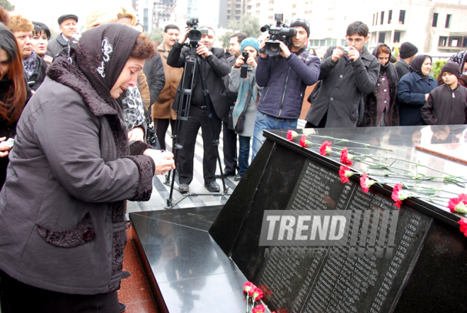 Azerbaijani public reveres memory of Khojaly genocide victims. Baku, Azerbaijan, Feb.26, 2013