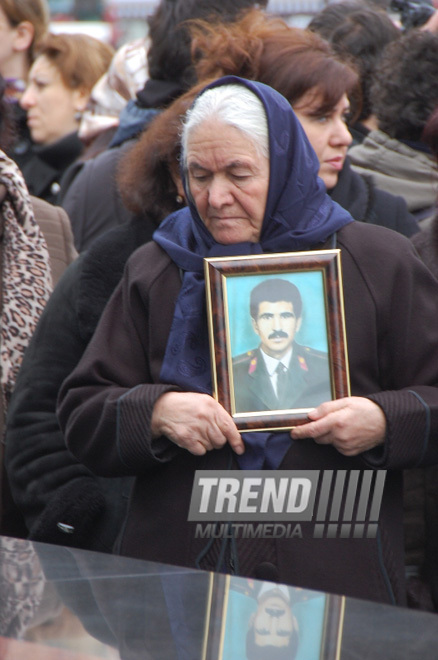 Azerbaijani public reveres memory of Khojaly genocide victims. Baku, Azerbaijan, Feb.26, 2013