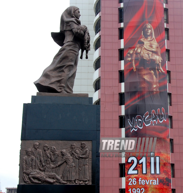 Azerbaijani public reveres memory of Khojaly genocide victims. Baku, Azerbaijan, Feb.26, 2013