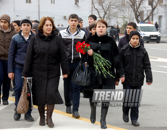 Azerbaijani public reveres memory of Khojaly genocide victims. Baku, Azerbaijan, Feb.26, 2013