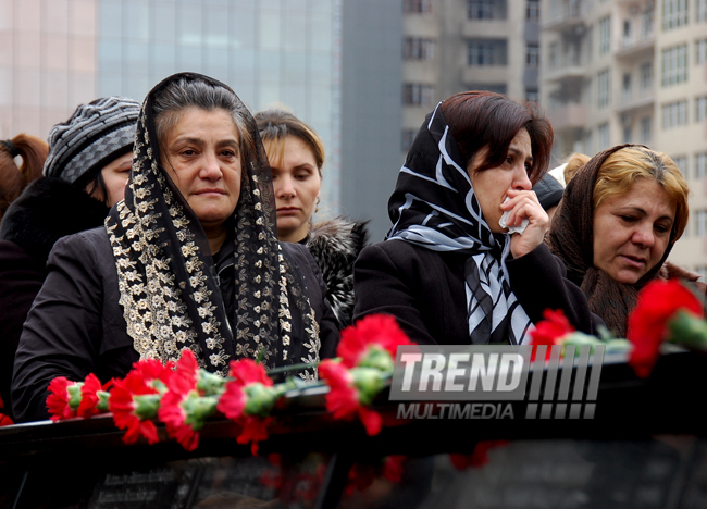 Azerbaijani public reveres memory of Khojaly genocide victims. Baku, Azerbaijan, Feb.26, 2013