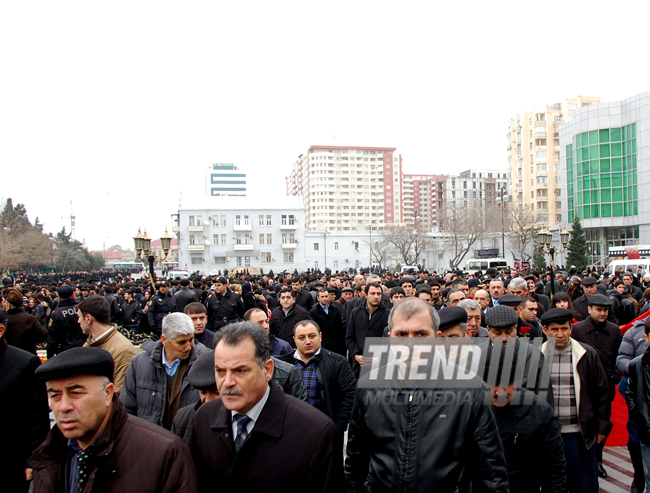 Azerbaijani public reveres memory of Khojaly genocide victims. Baku, Azerbaijan, Feb.26, 2013