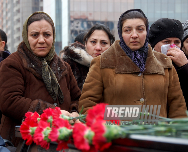 Azerbaijani public reveres memory of Khojaly genocide victims. Baku, Azerbaijan, Feb.26, 2013