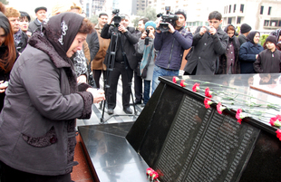 Azerbaijani public reveres memory of Khojaly genocide victims. Baku, Azerbaijan, Feb.26, 2013