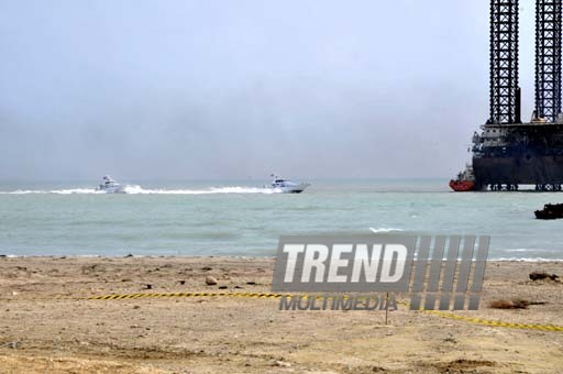 ‘Caspian-2013’ large-scale tactical exercises with participation of Emergency Situations Ministry’s forces. Baku, Azerbaijan, March 13, 2013 
