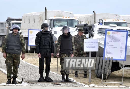 ‘Caspian-2013’ large-scale tactical exercises with participation of Emergency Situations Ministry’s forces. Baku, Azerbaijan, March 13, 2013 
