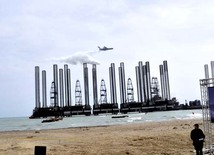 ‘Caspian-2013’ large-scale tactical exercises with participation of Emergency Situations Ministry’s forces. Baku, Azerbaijan, March 13, 2013 