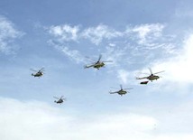 ‘Caspian-2013’ large-scale tactical exercises with participation of Emergency Situations Ministry’s forces. Baku, Azerbaijan, March 13, 2013 