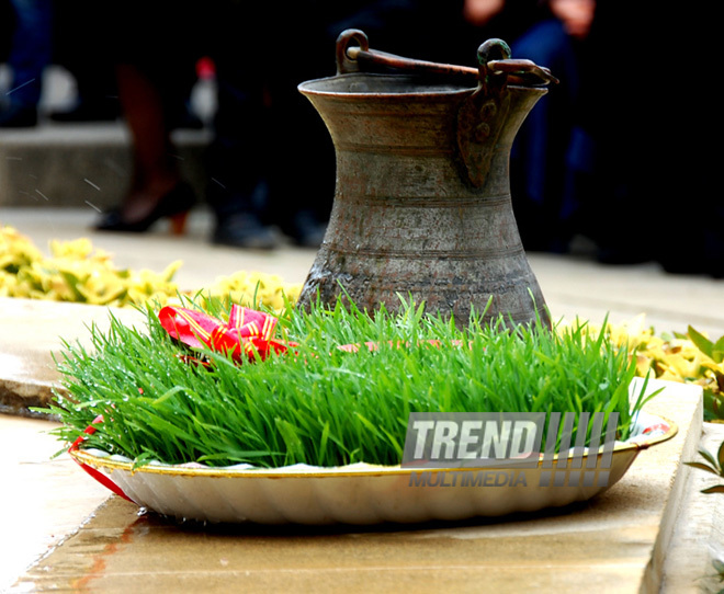 Novruz mood in Icherisheher. Baku, Azerbaijan, March 15, 2013