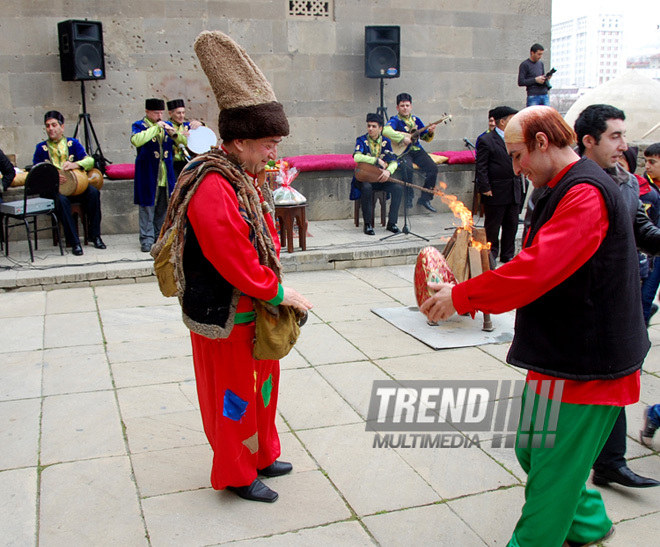 Novruz mood in Icherisheher. Baku, Azerbaijan, March 15, 2013